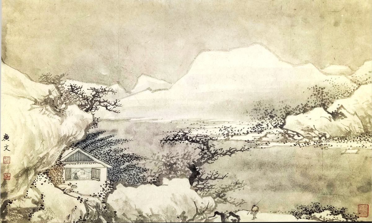 马广文老师山水画作品1